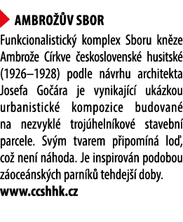  ￼ Ambro v sbor Funkcionalistick  komplex Sboru kn ze Ambro e C rkve  eskoslovensk  husitsk  (1926–1928) podle n vrh...