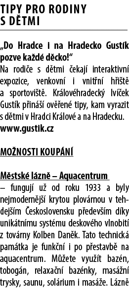 TIPY PRO RODINY S D TMI „Do Hradce i na Hradecko Gust k pozve ka d d cko!“ Na rodi e s d tmi  ekaj  interaktivn  exp...