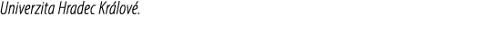 Univerzita Hradec Kr lov .