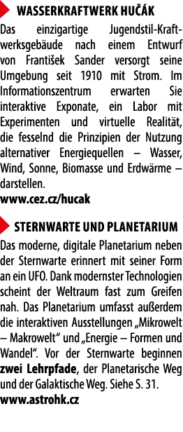 ￼ Wasserkraftwerk Hu k Das einzigartige Jugendstil Kraft werksgeb ude nach einem Entwurf von Franti ek Sander versor...