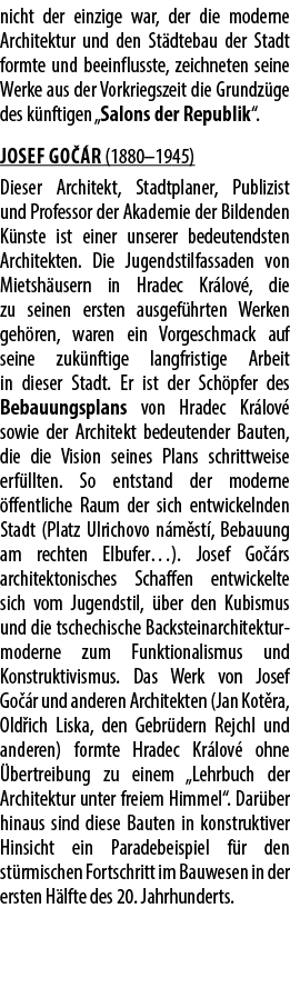 nicht der einzige war, der die moderne Architektur und den St dtebau der Stadt formte und beeinflusste, zeichneten se...