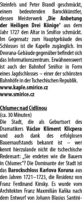 Steinfels und Peter Brandl geschm ckt, einem bedeutenden Barockk nstler, dessen Meisterwerk „Die Anbetung der Heilige...