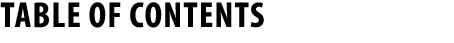 Table of Contents 