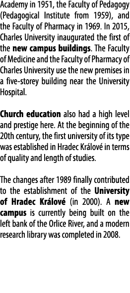 Academy in 1951, the Faculty of Pedagogy (Pedagogical Institute from 1959), and the Faculty of Pharmacy in 1969. In 2...