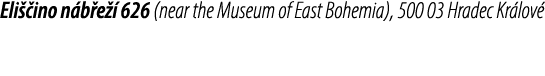 Eli ino n b e   626 (near the Museum of East Bohemia), 500 03 Hradec Kr lov 