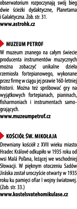 obserwatorium rozpoczynaj sw j bieg dwie  cie ki dydaktyczne, Planetarna i Galaktyczna. Zob. str. 31. www.astrohk.cz...