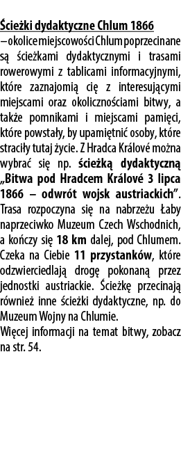  cie ki dydaktyczne Chlum 1866 – okolice miejscowo ci Chlum poprzecinane s   cie kami dydaktycznymi i trasami rowero...
