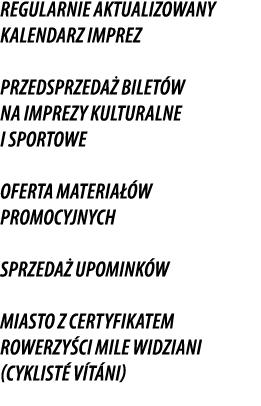 Regularnie aktualizowany kalendarz imprez Przedsprzeda bilet w na imprezy kulturalne i sportowe Oferta materia  w pr...