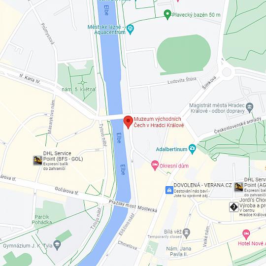 Muzeum východních Čech, zdroj: Google Maps
